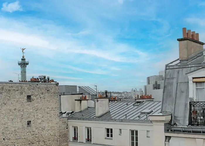 Marais, Seine 1br Ac By Melvane Lägenhet *